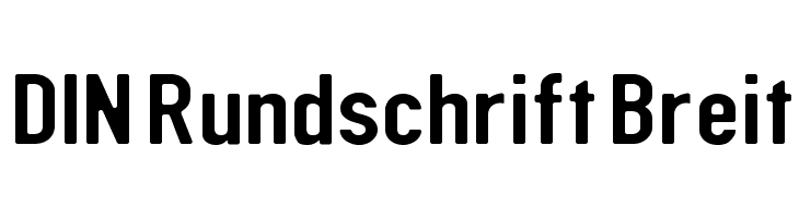 DIN Rundschrift Breit  لخطوط تنزيل