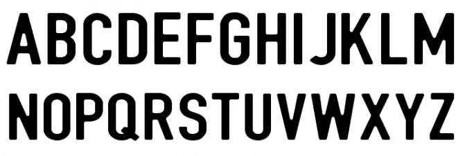 DIN Rundschrift Breit Fonte MAIÚSCULAS