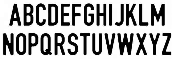 DIN Rundschrift Eng Polices MAJUSCULES