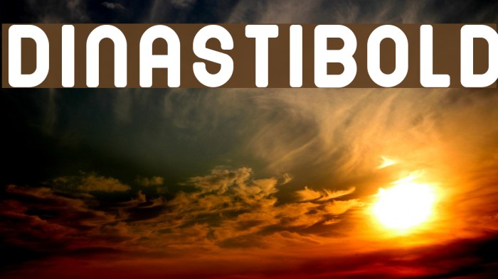 DINASTI-Bold Font examples