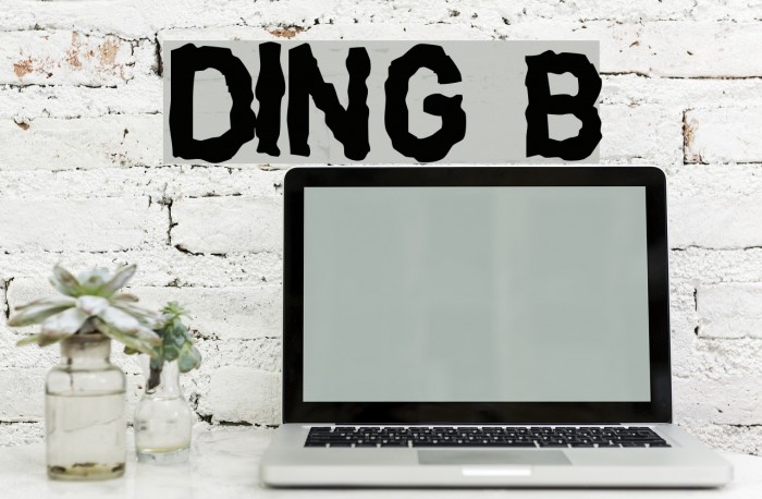 DINGarbageschrift Bold Example 3