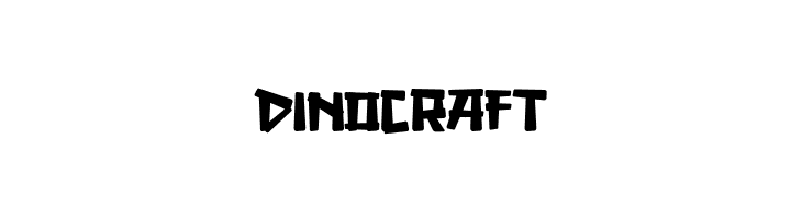 DINOCRAFT  नि: शुल्क फ़ॉन्ट्स डाउनलोड