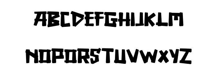 DINOCRAFT Font LOWERCASE
