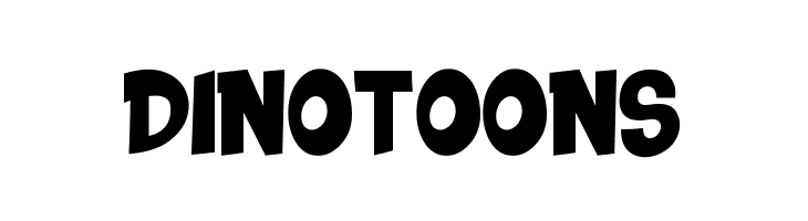 DINOTOONS  Frei Schriftart Herunterladen