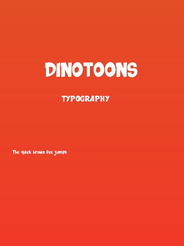 DINOTOONS Poster