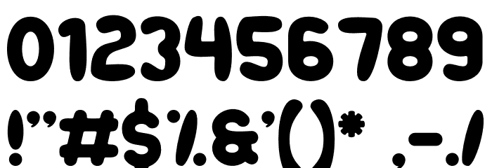 DINOUS Font OTHER CHARS