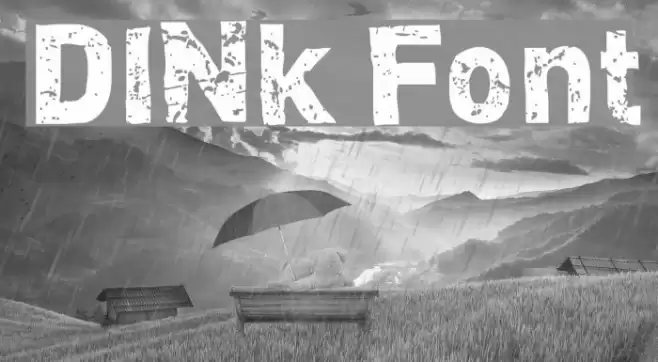 DINk Font examples