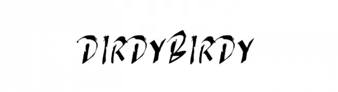 DIRDY BIRDY  नि: शुल्क फ़ॉन्ट्स डाउनलोड