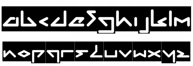 DIRECTION-Inverse フォント 小文字