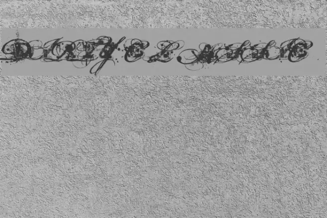 DIRTY CLASSIC Font examples