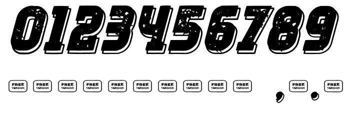 DIRTY DRAGS Free Trial Font OTHER CHARS