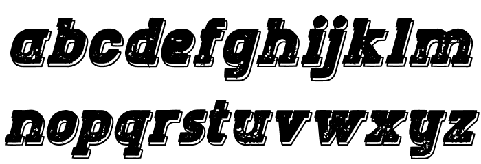 DIRTY DRAGS Free Trial Font LOWERCASE
