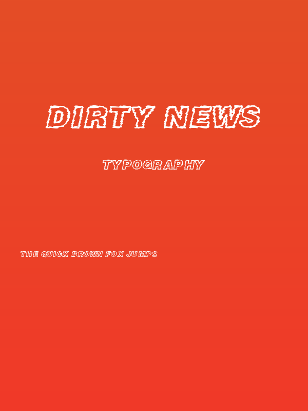 DIRTY NEWS Poster