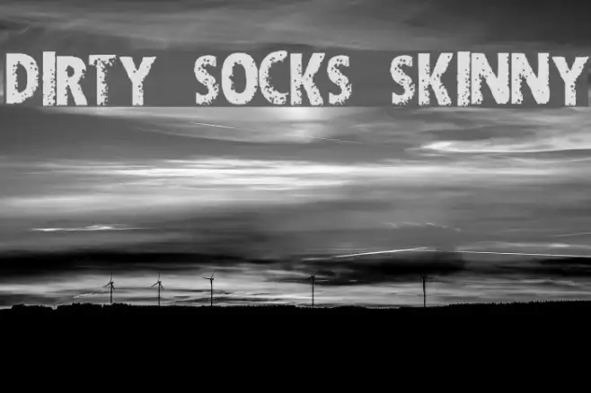 DIRTY SOCKS SKINNY Example 2