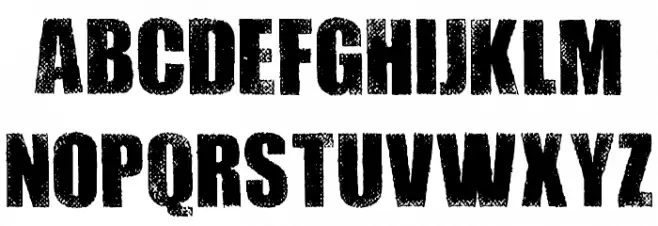 DIRTYBAG BOLD TRIAL Font OTHER CHARS