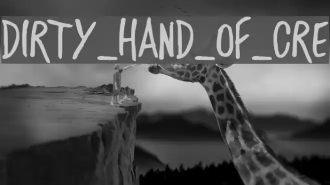 DIRTY_HAND_OF_CRE Font examples