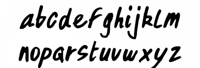 DIRTY_HAND_OF_CRE خط أحرف صغيرة