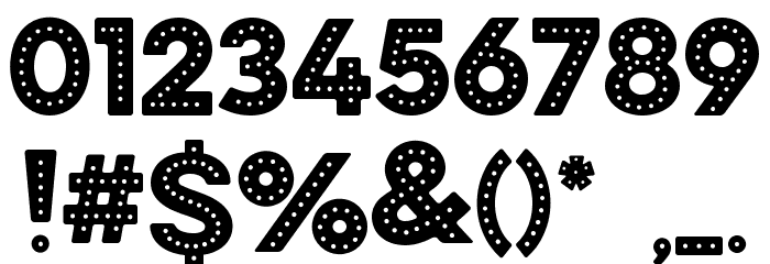 DISC HOUSE Font OTHER CHARS
