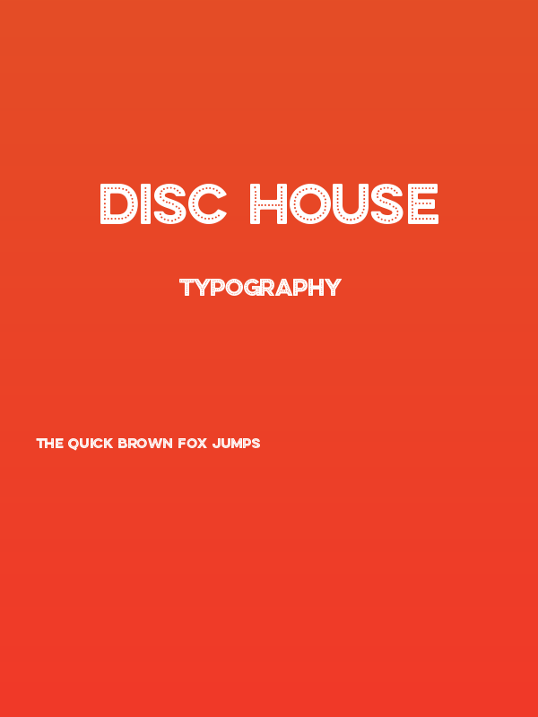 DISC HOUSE Poster