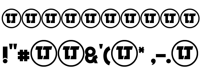 DISCIPLINA PERSONAL USE Font OTHER CHARS