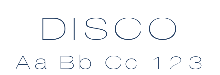 DISCO Font Preview