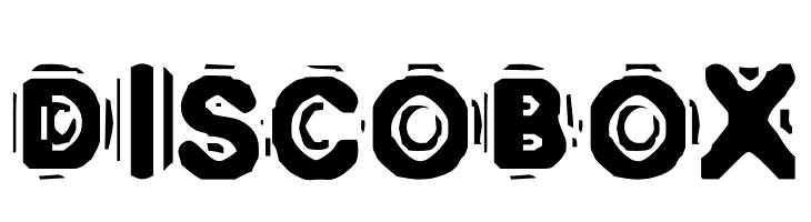 DISCOBOX  フリーフォントのダウンロード