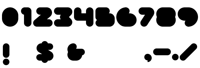 DISKOPIA Font OTHER CHARS