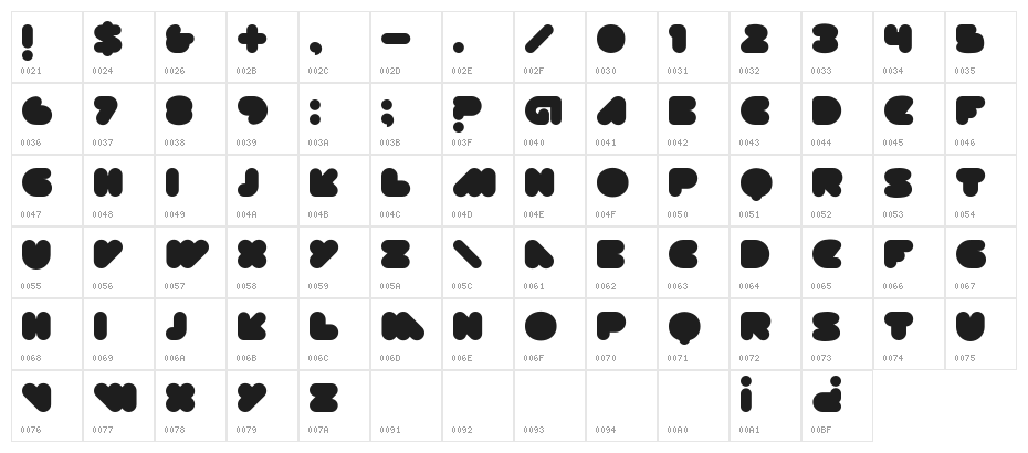 DISKOPIA2.0 Black Character Map