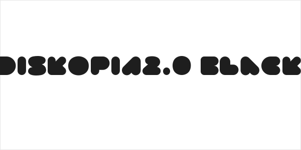 DISKOPIA2.0 Black Logo