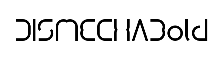DISMECHA Bold  les polices de caractères gratuit tlcharger