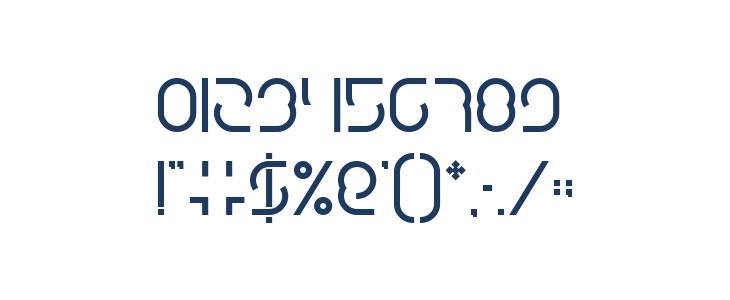 DISMECHA Bold Other Characters