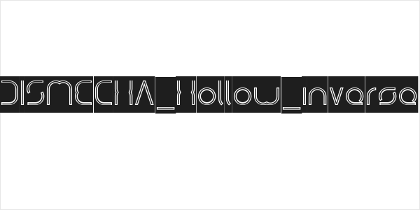 DISMECHA_Hollow_inverse Logo