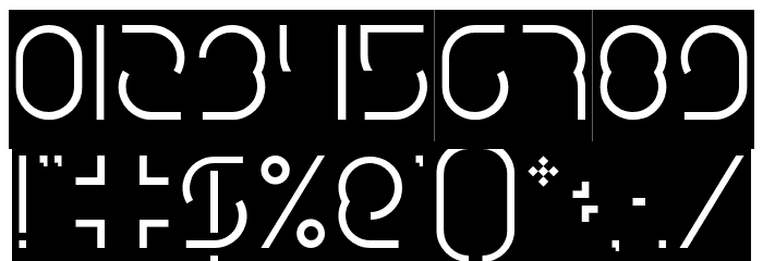 DISMECHA_Inverse Font OTHER CHARS