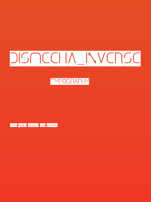 DISMECHA_Inverse Poster