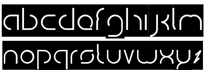 DISMECHA_Inverse Font LOWERCASE