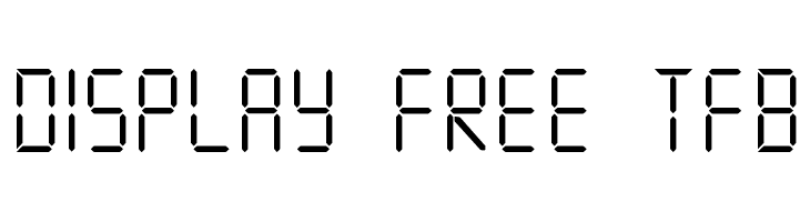 DISPLAY FREE TFB  免费字体下载