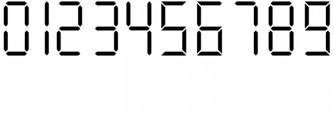 DISPLAY FREE TFB Font Alte caractere
