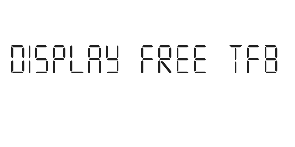 DISPLAY FREE TFB Logo