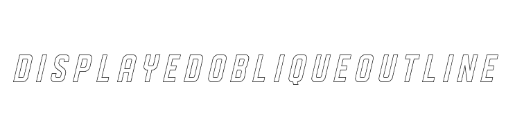 DISPLAYEDObliqueoutline  لخطوط تنزيل