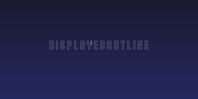 DISPLAYEDoutline Social Header