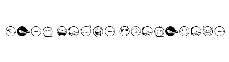 DIST Yolks Emoticons  Frei Schriftart Herunterladen
