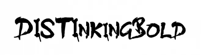 DISTInkingBold  baixar fontes gratis