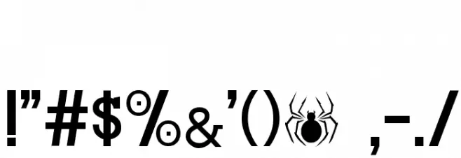 DIVERGENT フォント その他の文字