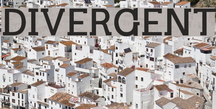 DIVERGENT Font examples