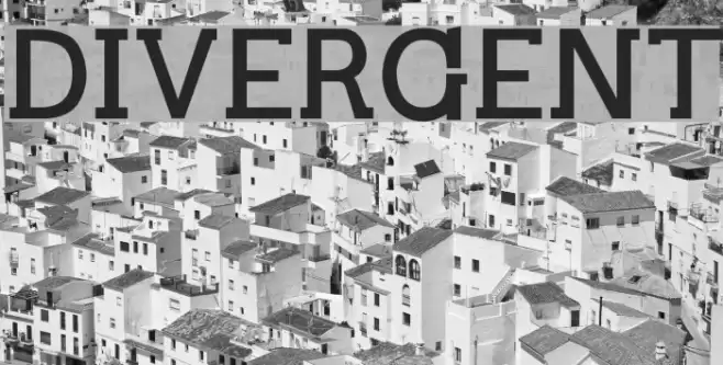 DIVERGENT フォント examples