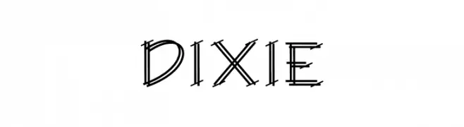 DIXIE  フリーフォントのダウンロード