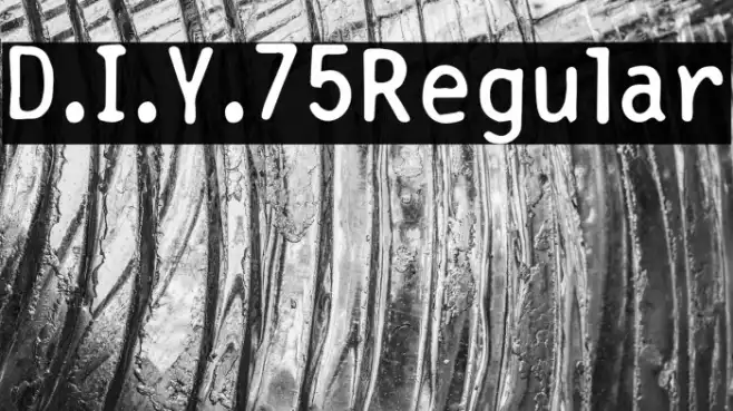 D.I.Y.  75 Regular Example 1