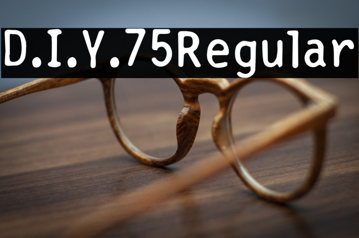 D.I.Y.  75 Regular Example 2