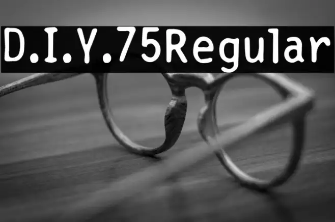 D.I.Y.  75 Regular Example 2