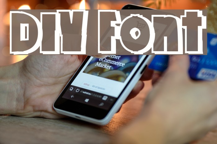 DIY Font examples